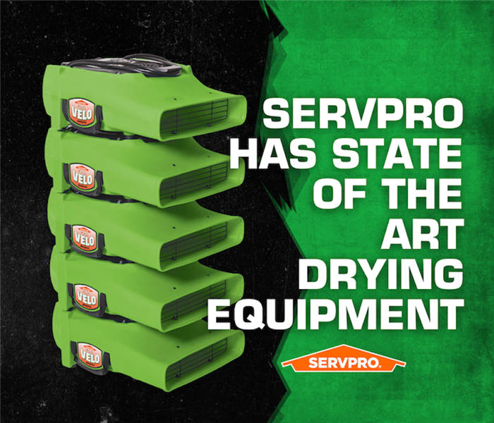 SERVPRO equipment sign