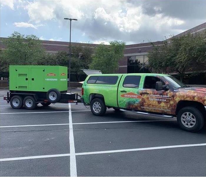 SERVPRO Truck And Trailer